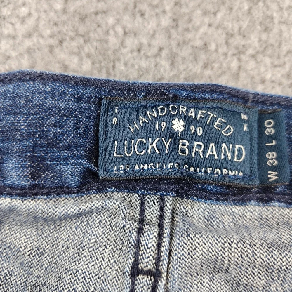 Lucky Brand Jeans Mens 38x30 361 Vintage Straight Blue Denim Stretch EUC